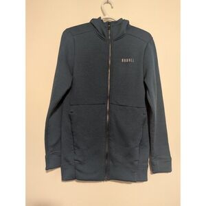 NOBULL‎ Hoodie Sweater Mens Small Tall Full Zip Athletic Crossfit Blue USA